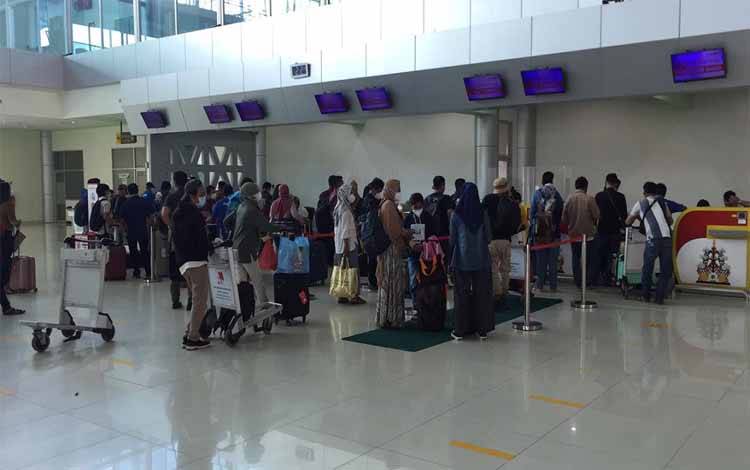 Penumpang di Bandara Tijlik Riwut Naik 20 Persen