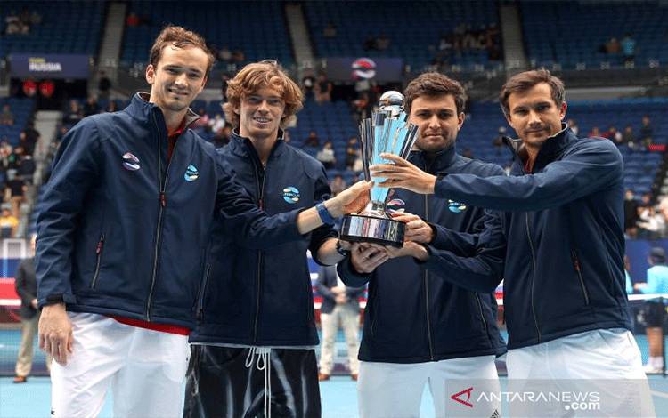 Duet Perdana Petenis Rusia Rublev/Karatsev Juarai Qatar Open 2021