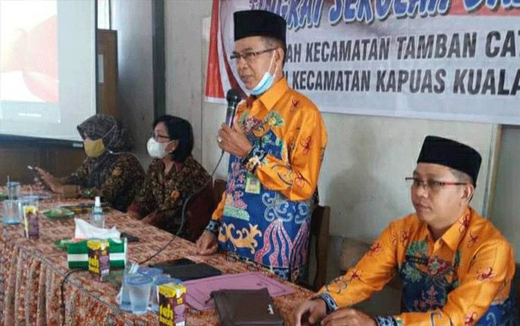 Kemenag Kapuas Harapkan Guru PAI di Dua Kecamatan Ini Aktif Dalam Pembuatan Soal