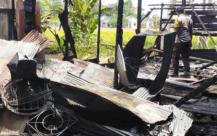 Dua Bangunan di Ampah Ludes Terbakar, Korban Alami Kerugian Ratusan Juta Rupiah