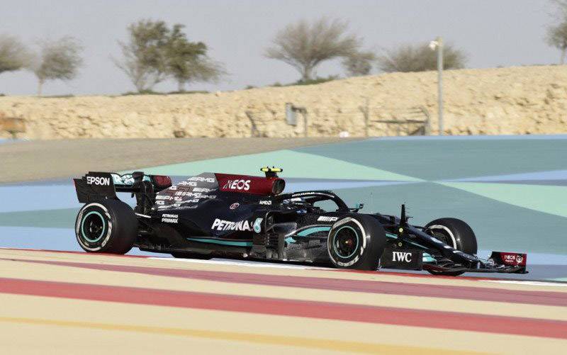 Performa Mercedes Pulih, Bottas Tercepat di Hari ke 2 Tes Bahrain