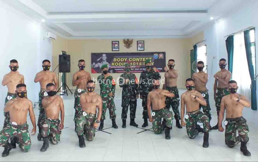Kodim Pangkalan Bun Gelar Perlombaan Body Contest