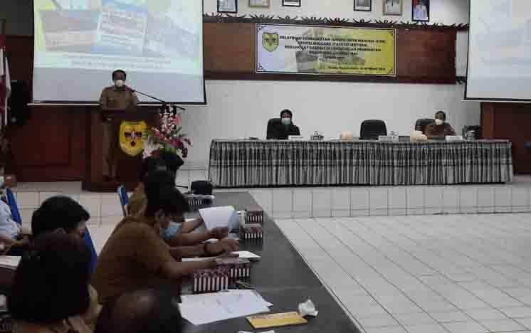 Diskominfo Santik Kabupaten Gunung Mas Gelar Pelatihan Statistik Sektoral