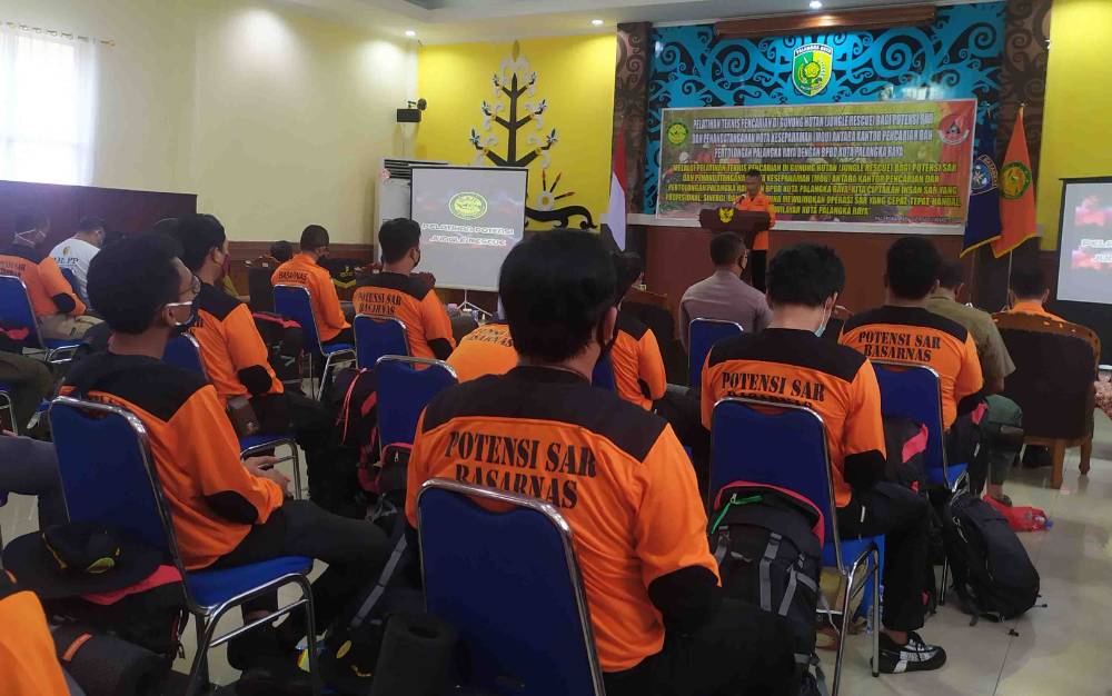 Basarnas Bersama Pemko Palangka Raya Adakan Pelatihan Jungle Rescue