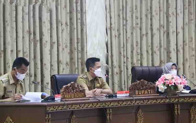 Samakan Persepsi Mengenai Refocusing Anggaran 2021, DPRD dan Pemkab Barito Utara Laksanakan RDP