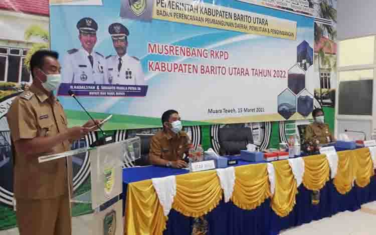 Wakil Bupati Barito Utara Tutup Musrenbang RKPD Tahun 2022, ini yang Disampaikan