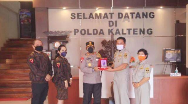 Kapolda Kalteng Terima Kunjungan Keluarga Besar Putra Putri Polri