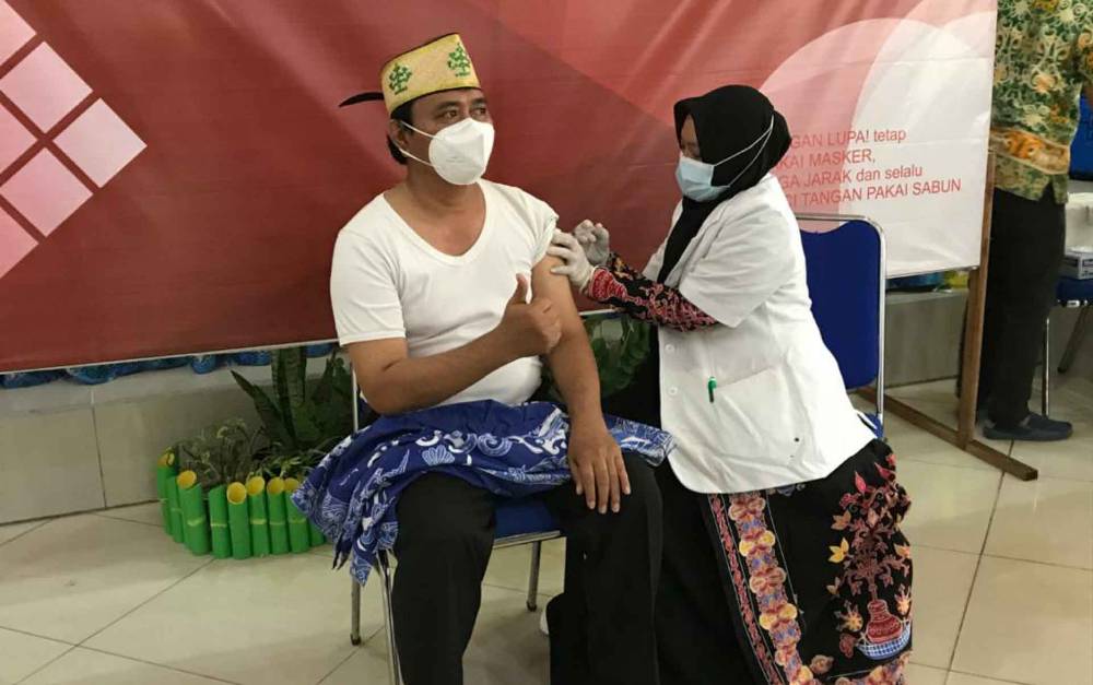 Ini yang Dirasakan Kepala Dinas Pendidikan Kapuas Usai Jalani Vaksinasi Covid-19