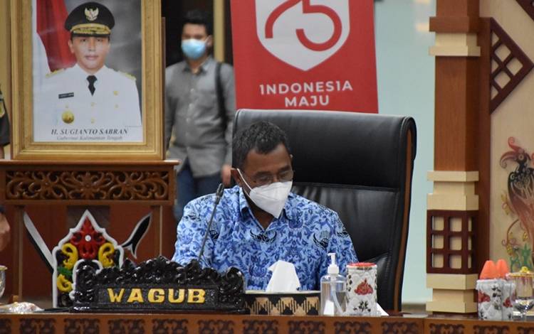 Wakil Gubernur Kalteng Minta Kepala Daerah Berikan Pelayanan Terbaik kepada Masyarakat Terkonfirmasi Covid-19