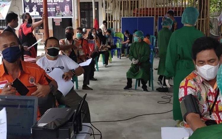 40 Pegawai BPBD Palangka Raya Tuntas Jalani Vaksinasi Covid-19
