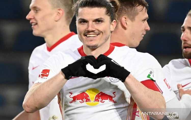 Leipzig Pangkas Jarak dari Puncak Seusai Kalahkan Arminia Bielefeld