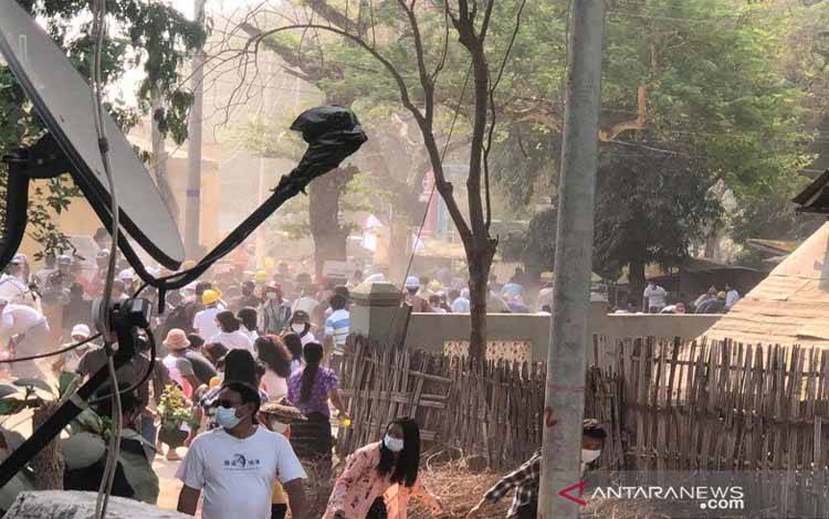 Pasukan Myanmar Bunuh 9 Orang Penentang Kudeta