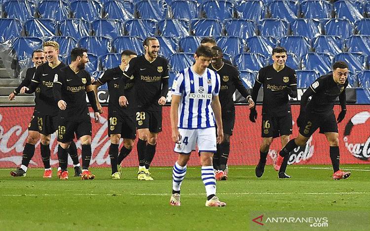 Barcelona Pesta gol 6-1 di Kandang Real Sociedad