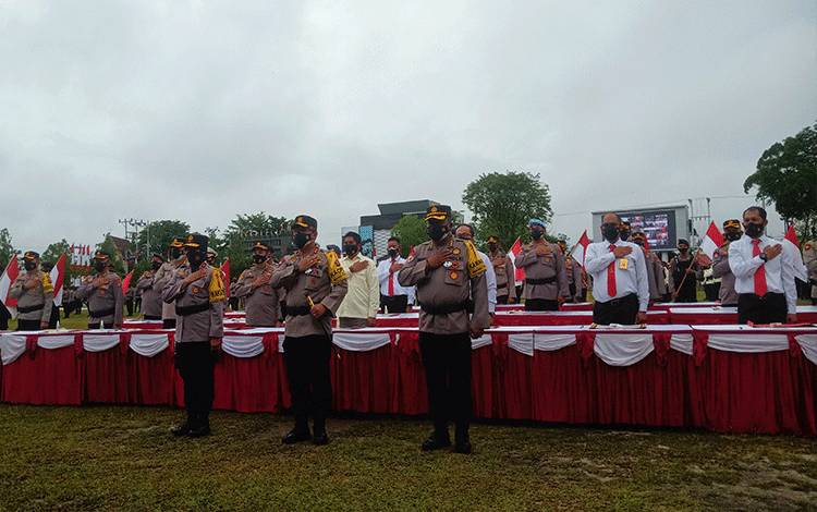 Kapolda Kalteng Canangkan Zona Integritas Puluhan Satker