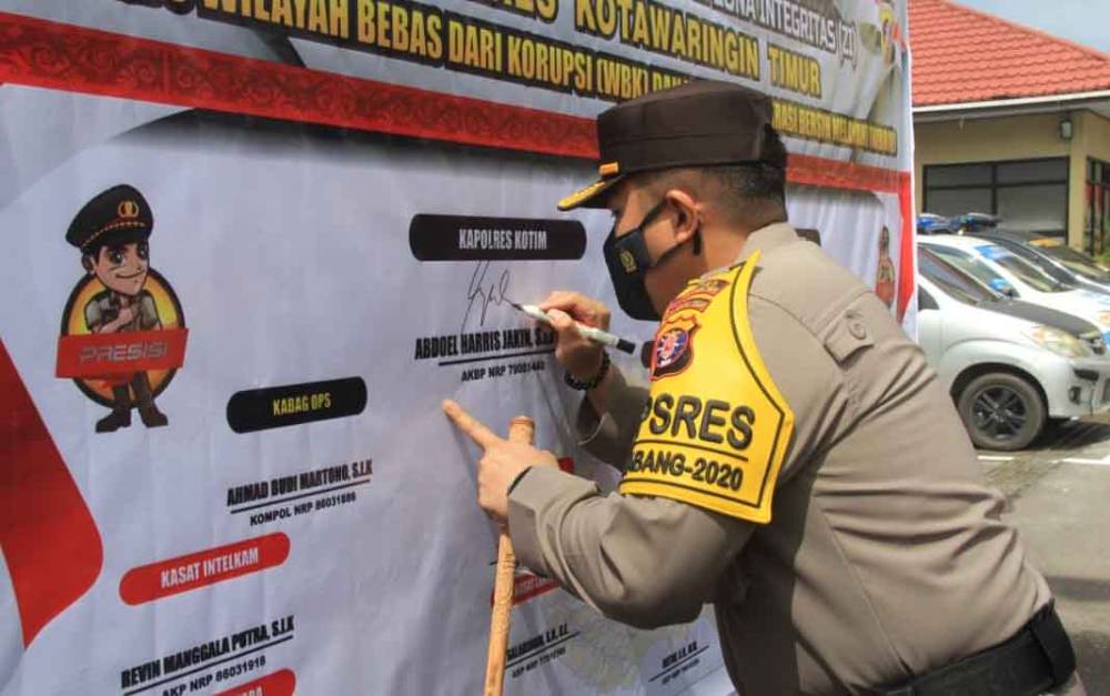 Kapolres Kotim Minta Jajarannya Ikhlas dalam Melayani Demi Meraih WBBM