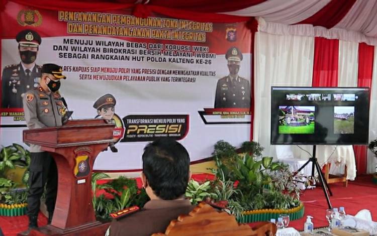 Kapolres Kapuas Ajak Personel Terus Bersinergi Wujudkan Pembangunan Zona Integritas