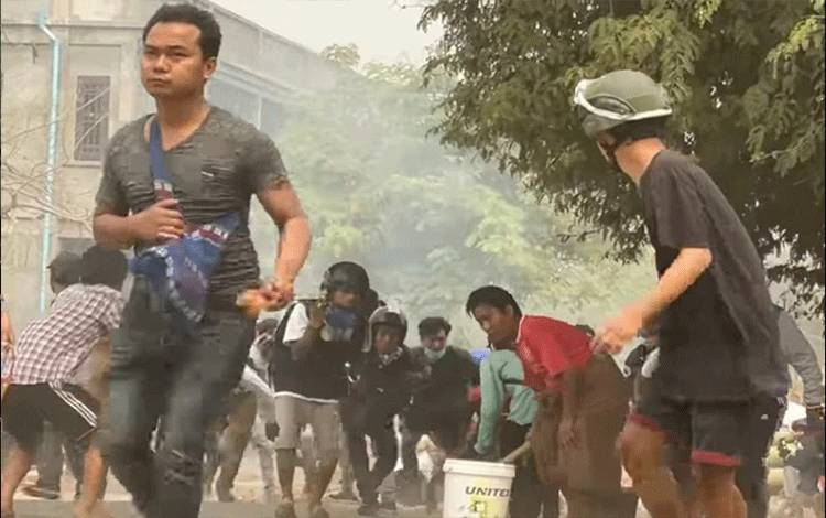 164 Orang Tewas, Junta Myanmar Salahkan Pengunjuk Rasa