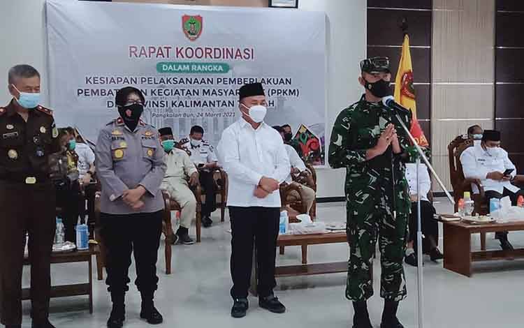 Kodim 1014 Pangkalan Bun Siap Mendukung PPKM Mikro