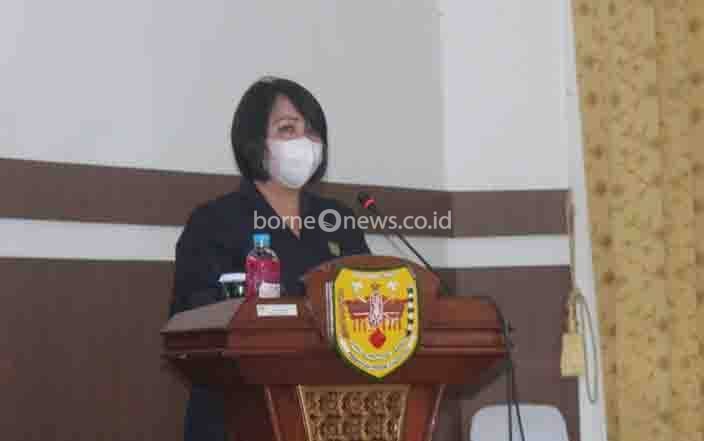Anggota DPRD Kabupaten Gumas, Iceu Purnamasari.