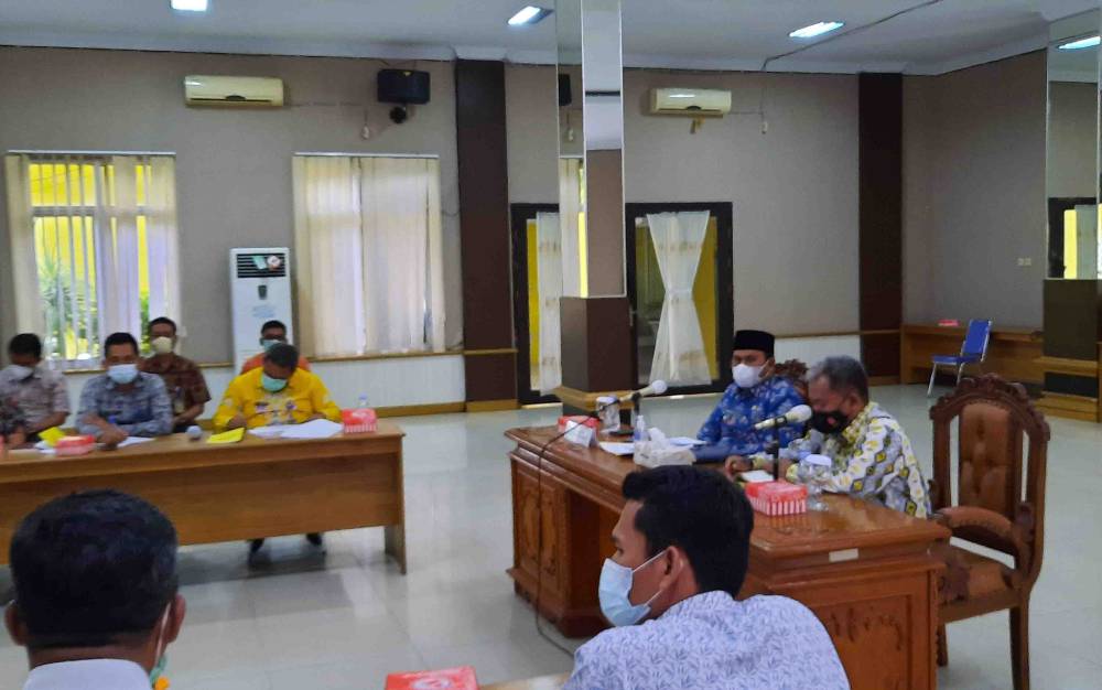Wabup Kobar Pimpin Rapat Evaluasi Pelaksanaan CSR Konsorsium Tahap IV dan Rencana Konsorsium Tahap V