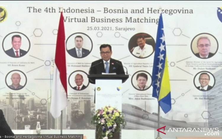 Indonesia Dorong Peningkatan Perdagangan dengan Bosnia dan Herzegovina