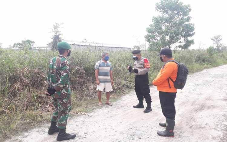 Satsabhara Polres Kobar dan Unsur Terkait Terus Patroli Karhutla