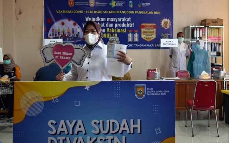 Vaksinasi Dosis Pertama Layanan Publik di Kobar Capai 5.576 Orang
