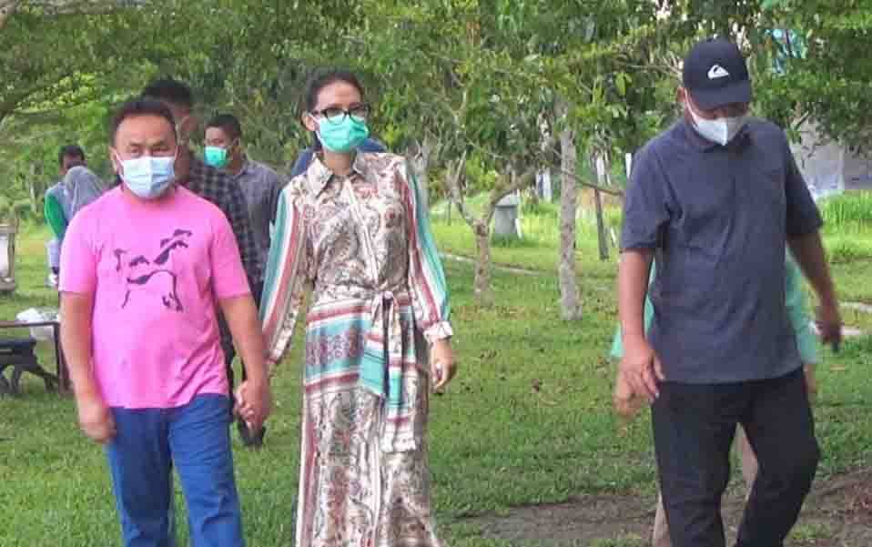 Gubernur Kalteng Jalani Akhir Pekan di Kolam Pemancingan Palangka Raya