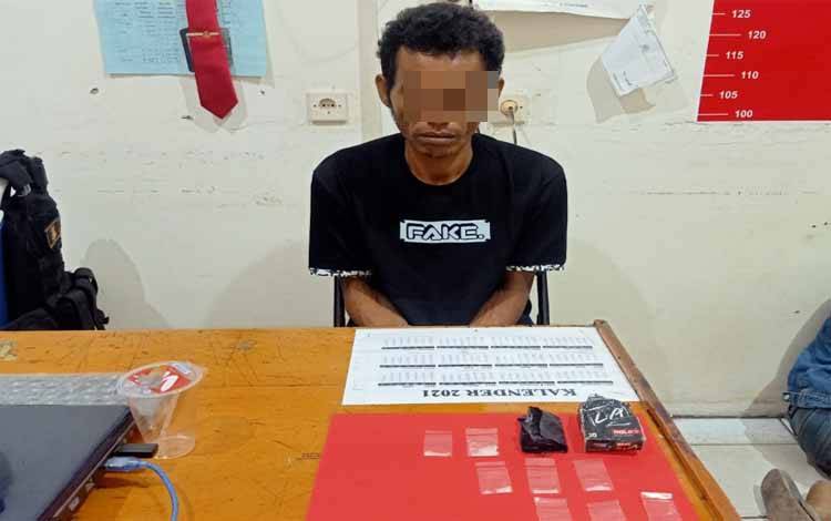 Pria Tamatan SD di Sampit Diringkus karena Edarkan Sabu