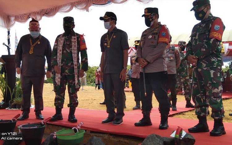 Pangdam Tanjung Pura ke Murung Raya Ingin Melihat Kondisi Lapangan Prajurit di Pedalaman