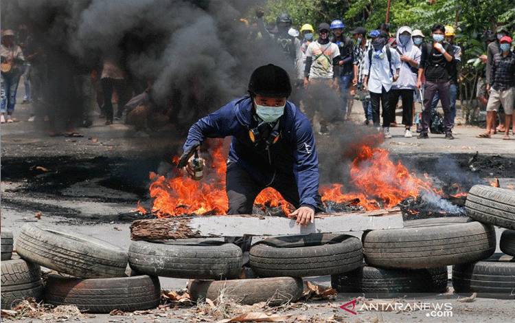 Menlu Prancis: Militer Myanmar Bersalah atas Kekerasan Membabi Buta