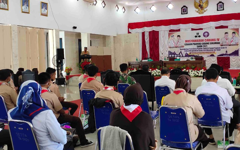 Wabup Sukamara Harapkan Memutus Penularan Covid-19 Masuk Program Kerja Kwarcab