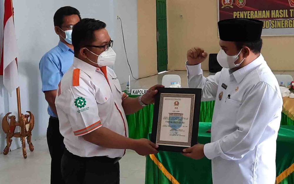 Wabup Kobar Harapkan Hasil TMMD Memacu Pertumbuhan Ekonomi Masyarakat