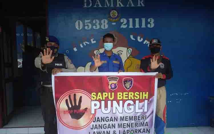 Polairud Berikan Sosialisasi Saber Pungli ke Petugas Damkar