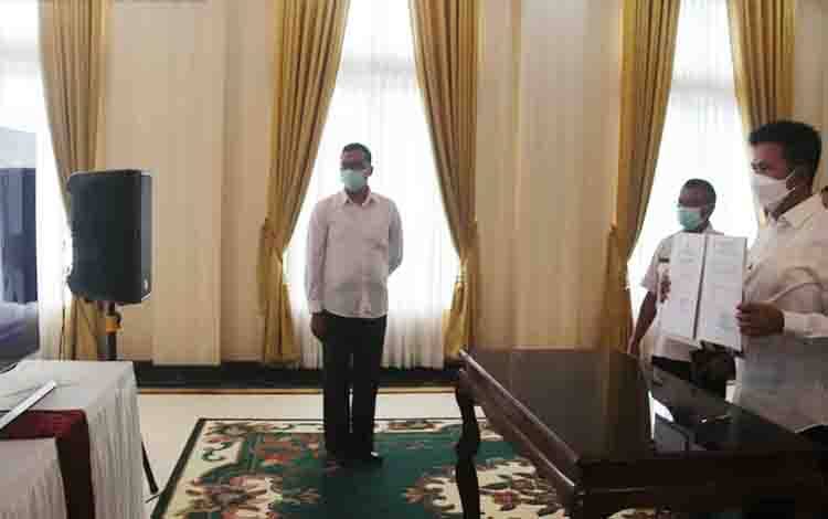 Pemkab Barito Utara Serahkan LKPD Unaudited Tahun Anggaran 2020
