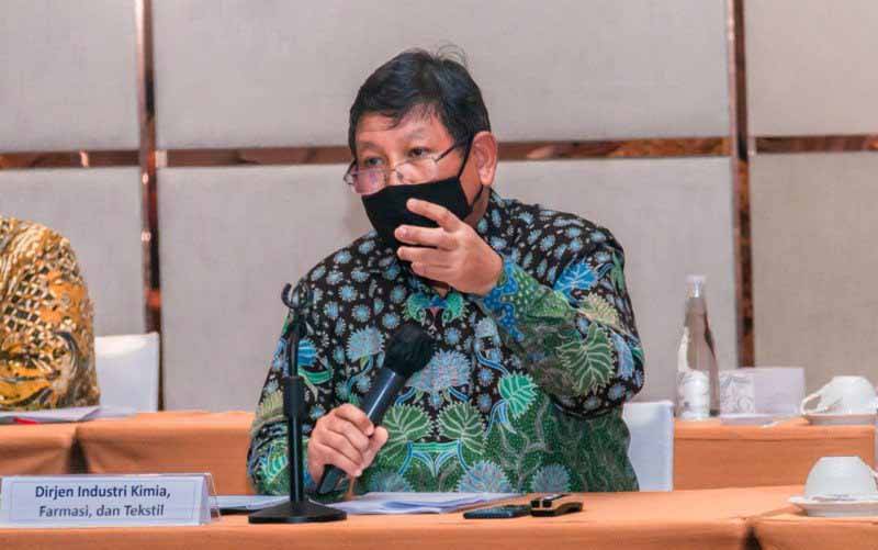 Direktur Jenderal Industri Kimia, Farmasi dan Tekstil (IKFT) Kementerian Perindustrian, Muhammad Khayam. (foto : ANTARA/ Biro Humas Kementerian Perindustrian)