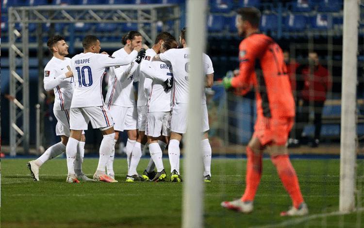 Gol Semata Wayang Griezmann Antar Prancis Kalahkan Bosnia