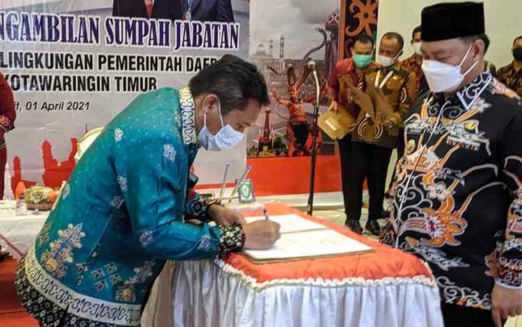 Lima Jabatan Camat di Kotim Bergeser, ini Daftarnya
