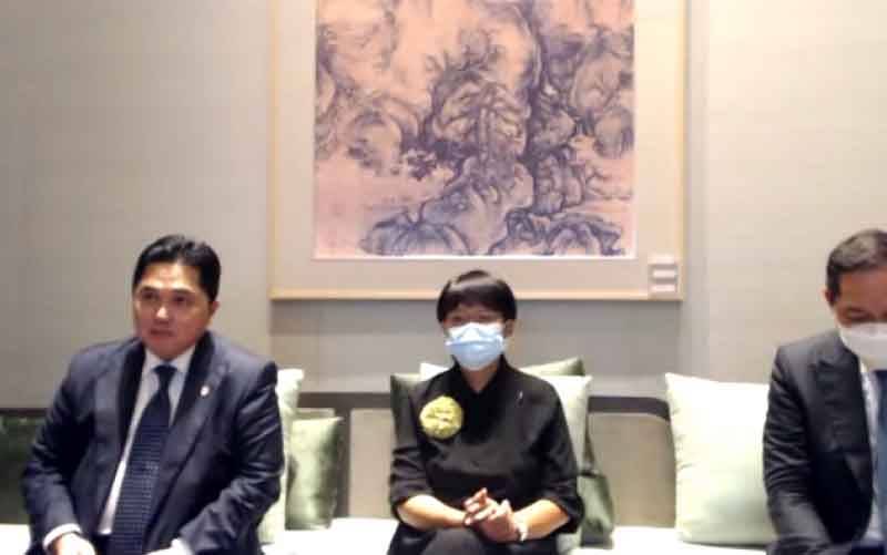 Erick Thohir dan SASAC Tiongkok Bahas Peningkatan Kerjasama BUMN
