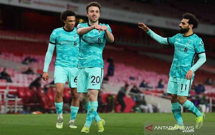 Diogo Jota Pimpin Liverpool Babat Arsenal 3-0