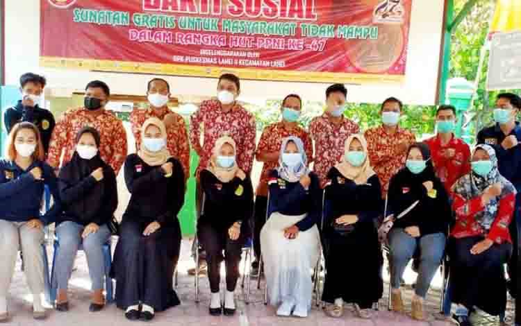 49 Anak Kurang Mampu di Kecamatan Lahei Ikuti Khitanan Massal