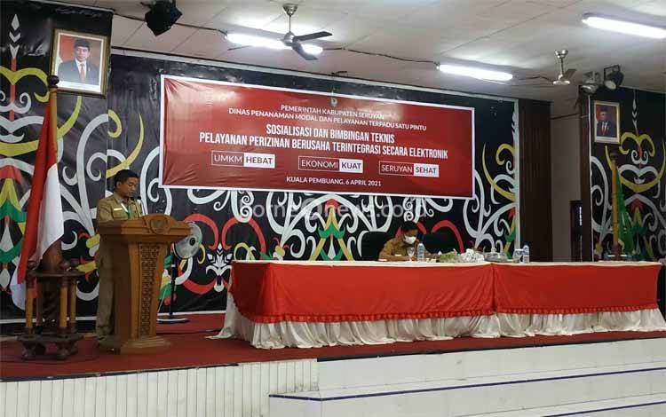 Ini Tujuan DPMPTSP Seruyan Sosialisasi untuk Pelaku UMKM