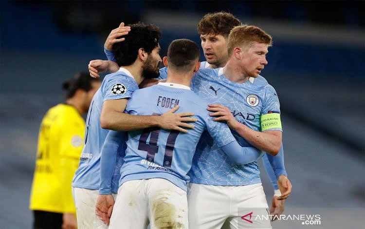 Manchester City Menangi Leg Pertama Kontra Dortmund 2-1