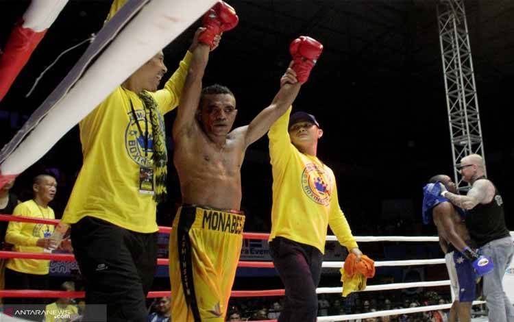 King Fahd Kembali ke Ring Tinju Bersama Tibo Monabesa