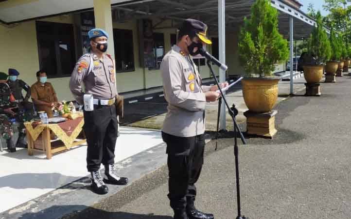Operasi Keselamatan Telabang 2021 di Gunung Mas Diawali Apel Gelar Pasukan