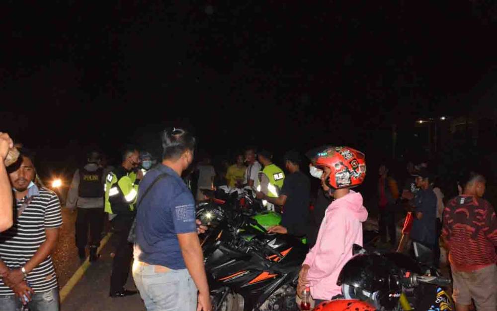 Polres Barito Selatan Amankan 31 Sepeda Motor Balap Liar