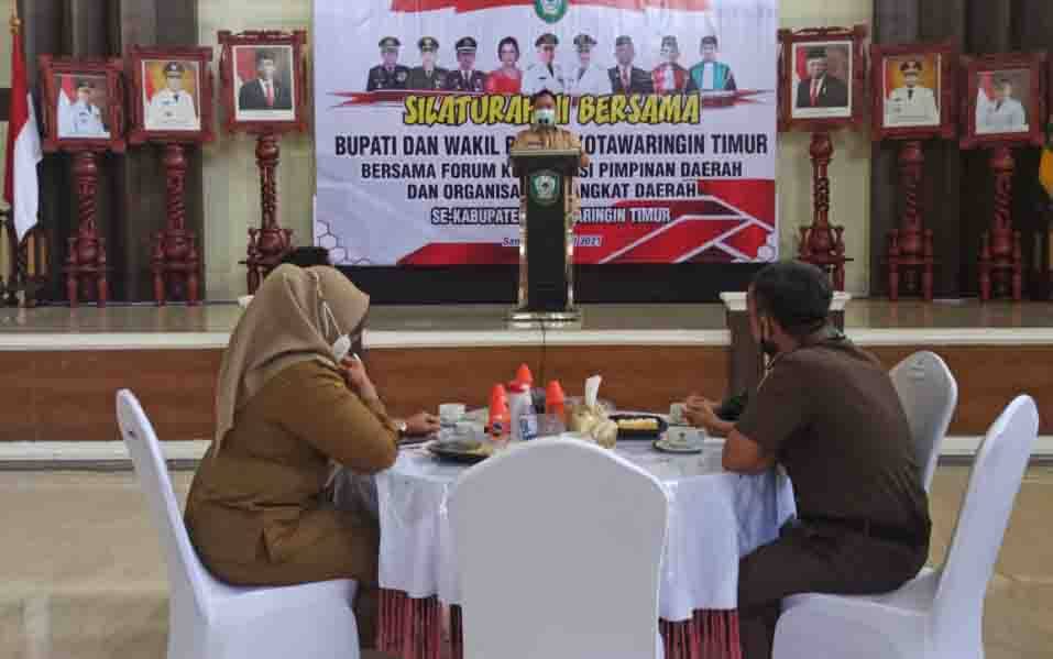 Bupati Kotim Gelar Silaturahmi Bersama Forkopinda dan OPD