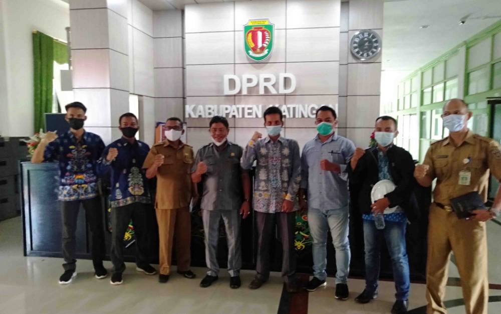 Minta Dukungan,  Badan Pekerja Persiapan Pembentukan Kabupaten Katingan Utara Datangi Kantor DPRD