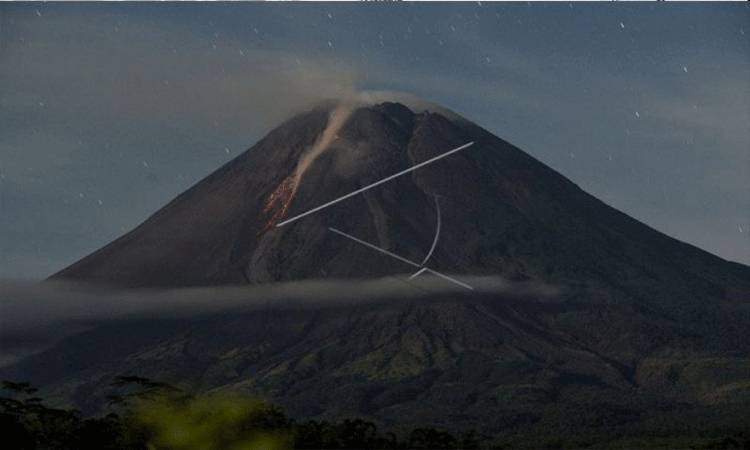 BPPTKG: Gunung Merapi Mengalami 196 Kali Gempa Guguran