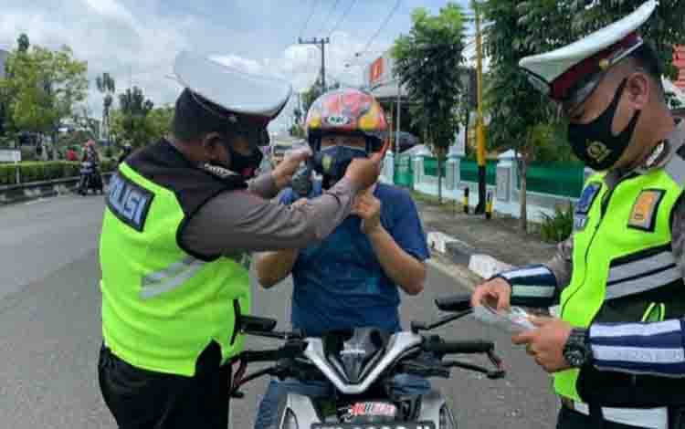 Ini yang Dilakukan Satlantas Polres Kapuas Selama Operasi Keselamatan Telabang 2021